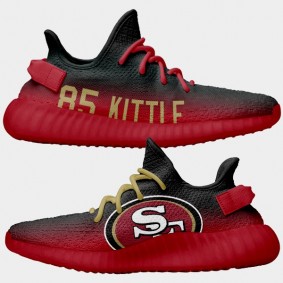 NFL X Yeezy Boost 49ers George Kittle Red Shoes