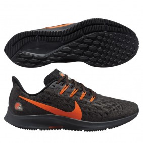 Men's Browns Nike Brown Orange Air Zoom Pegasus 36 Shoes