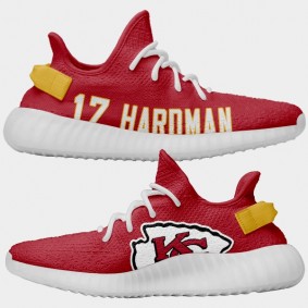 NFL X Yeezy Boost Chiefs Mecole Hardman Red Shoes