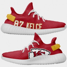 NFL X Yeezy Boost Chiefs Travis Kelce Red Shoes
