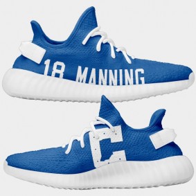 NFL X Yeezy Boost Colts Peyton Manning Blue Shoes