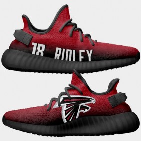NFL X Yeezy Boost Falcons Calvin Ridley Dark Red Shoes