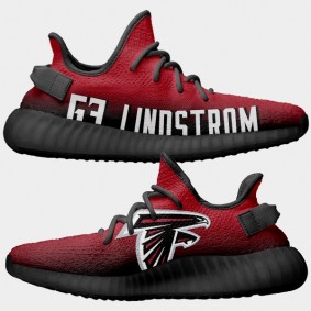 NFL X Yeezy Boost Falcons Chris Lindstrom Dark Red Shoes