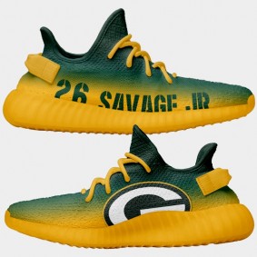 NFL X Yeezy Boost Packers Darnell Savage Jr. Green Shoes
