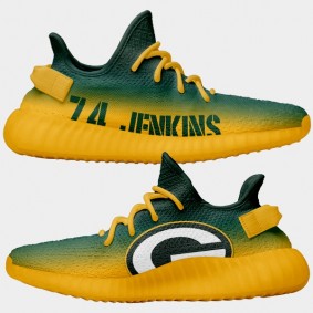 NFL X Yeezy Boost Packers Elgton Jenkins Green Shoes
