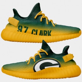 NFL X Yeezy Boost Packers Kenny Clark Green Shoes
