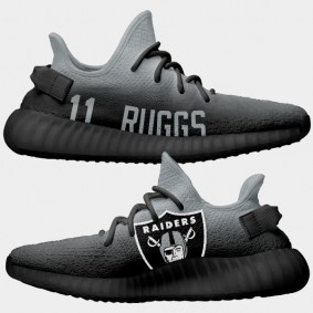 NFL X Yeezy Boost Raiders Henry Ruggs Black Gray Shoes