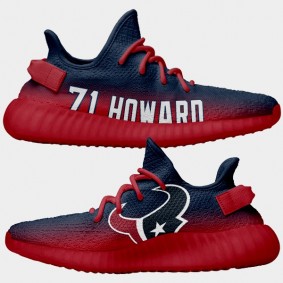 NFL X Yeezy Boost Texans Tytus Howard Red Shoes