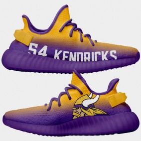 NFL X Yeezy Boost Vikings Eric Kendricks Purple Shoes