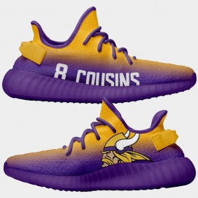 NFL X Yeezy Boost Vikings Kirk Cousins Purple Shoes