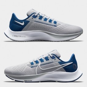Unisex Colts Running Gray Zoom Pegasus 38 Shoes