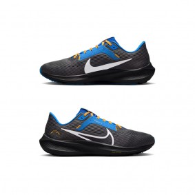 Unisex Los Angeles Chargers Nike Anthracite Zoom Pegasus 40 Running Shoes