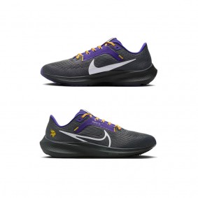 Unisex Minnesota Vikings Nike Anthracite Zoom Pegasus 40 Running Shoes