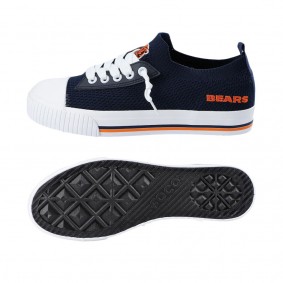 Women's Chicago Bears Knit Canvas Fashion Sneakers